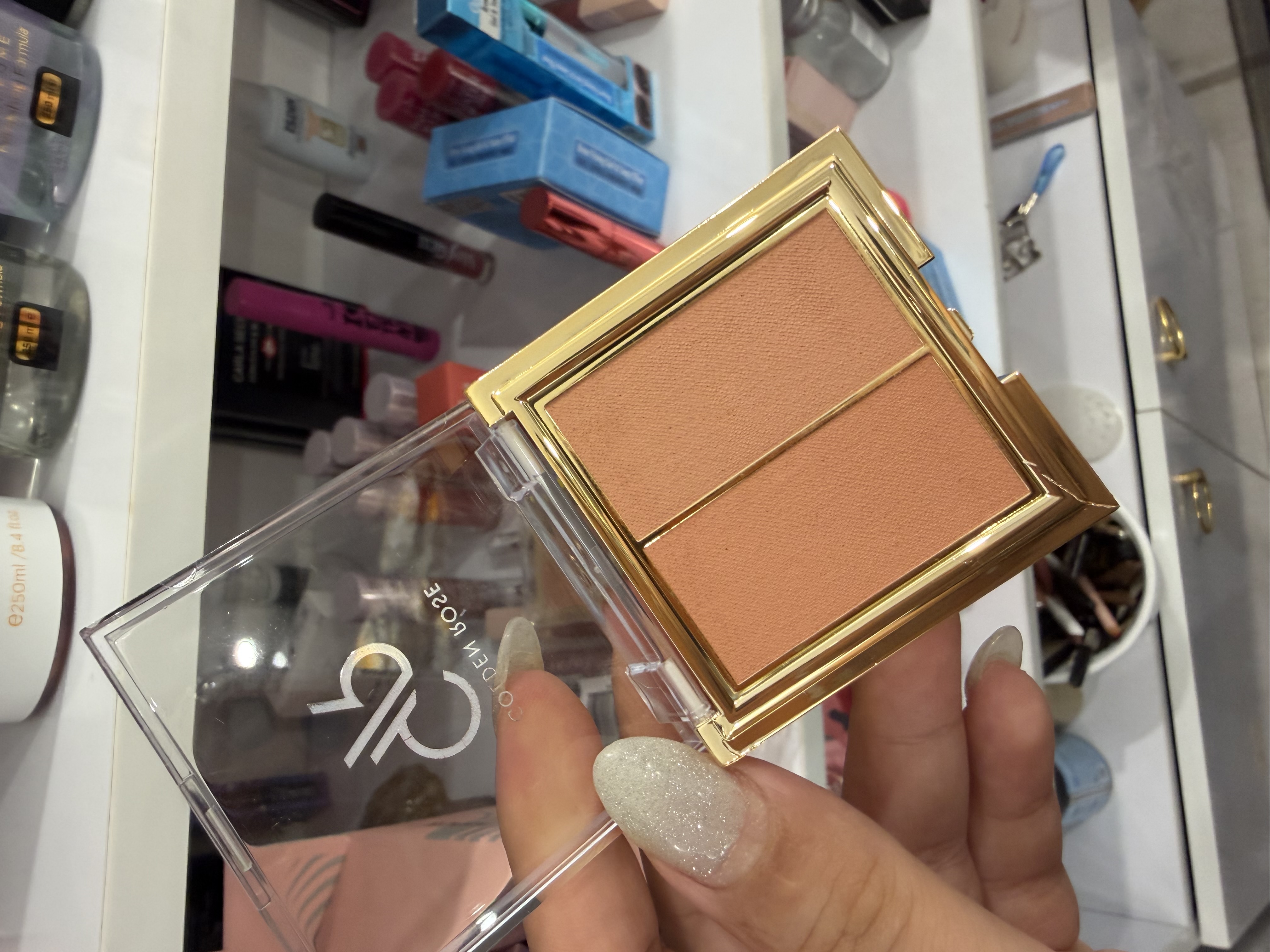 رژگونه پودری گلدن رز